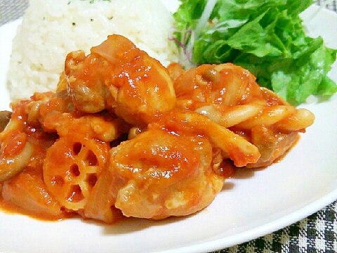 チキンのトマト煮込み